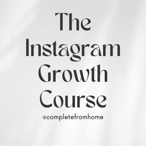 The Instagram Growth Blueprint Course with PLR & MRR - Complete From Home
